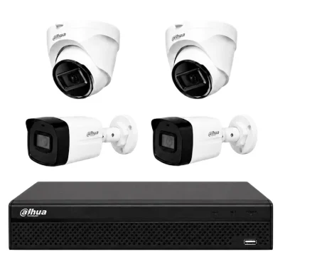 Cámaras y grabador DVR